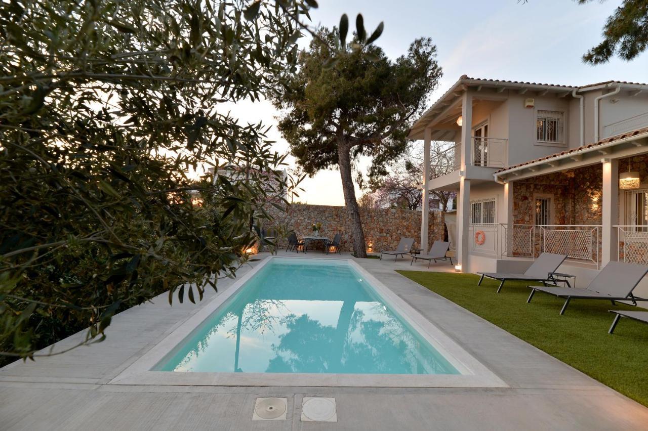 Lagonisi Luxurious Residence Ruby'S Pool Villa Bagian luar foto